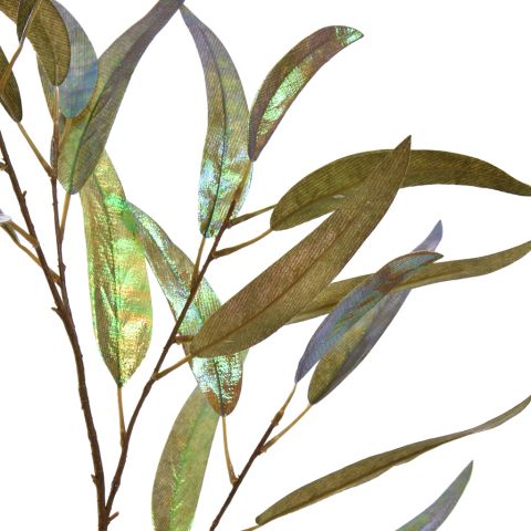 EUCALYPTUS SPRAY SHINY 95CM GREEN