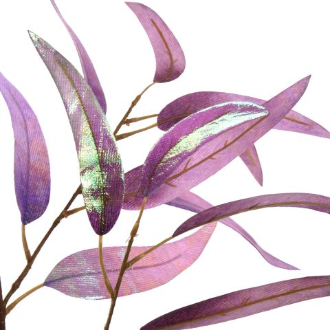 EUCALYPTUS SPRAY SHINY 95CM LILAC
