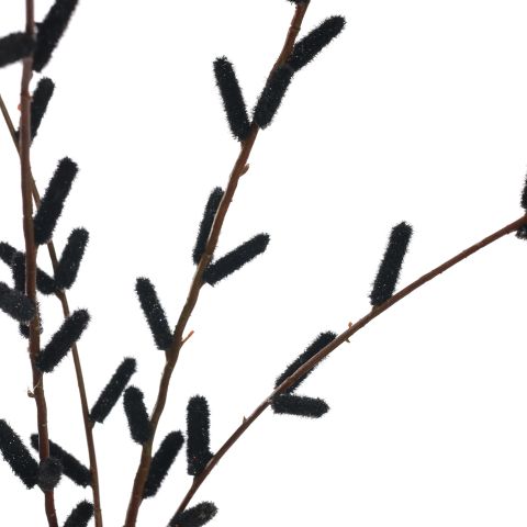 PUSSY WILLOW GLITTER 122CM BLACK