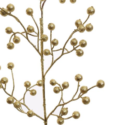 BERRY BRANCH 70CM GOLD