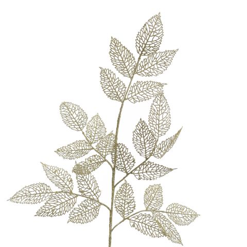 LARGE LEAF BRANCH 90CM GOLD