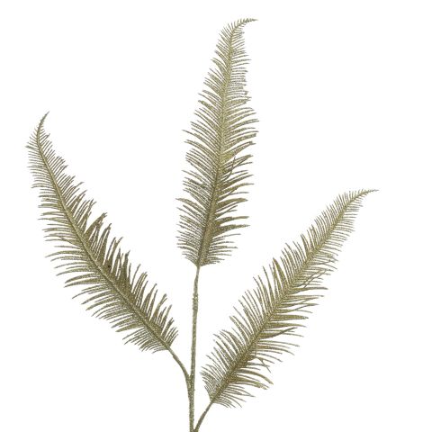 FERN BRANCH 75CM GOLD