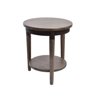 WOOD SIDE TABLE (49X49X57 CM) GREY