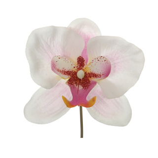 LARGE ORCHID HEAD ON STEM 8 CM PINK