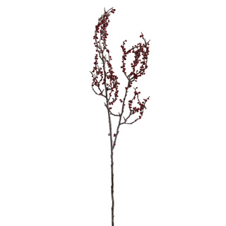 TWIG BRANCH W/BERRIES 70CM RED