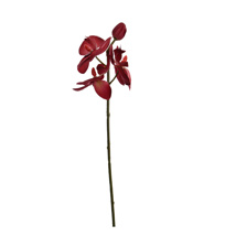 SMALL ORCHID PICK 33CM BURGUNDY