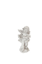 MUSICAL STANDING ANGEL 2 STYLE (price per piece) 10CM GREY