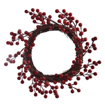 LARGE BERRY WREATH RED