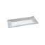 RECTANGLE PLATE 27 X 13 CM SILVER