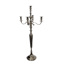 ALUMINIUM CANDLE STAND X 5 H 104 CM SILVER