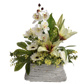 LILY ORCHID IN POT 43CM CREAM