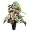 ROSE LILY IN VASE BEAUTY