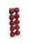 HANGING BALL DIA 3.5 CM (10 pc in pvc box) RED