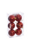 HANGING BALL DIA 5.5 CM (6 pc in pvc box) RED